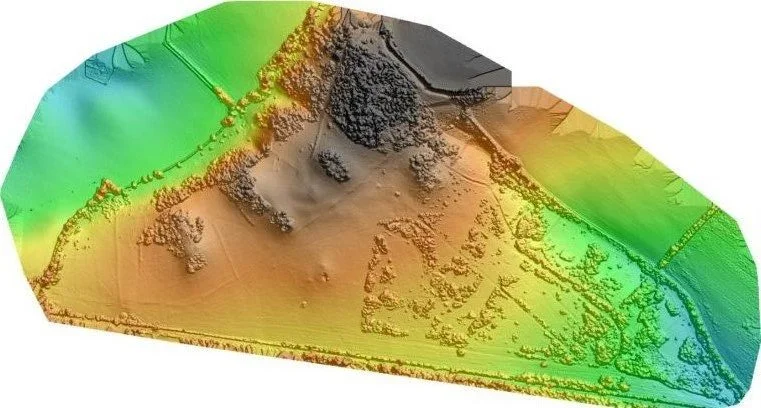 UAV derived hillshade and elevation e1561453464293